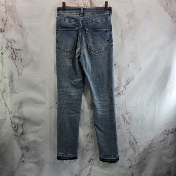 Pilcro Jeans Womens 25 Skinny High Rise Cigarette Light Wash Stone - Picture 6 of 13